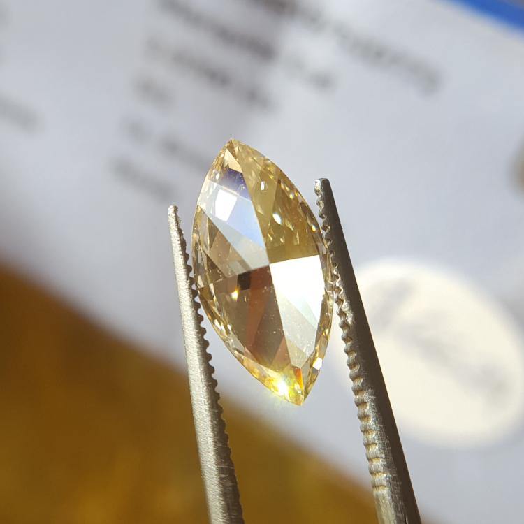 Natural 2.07ct P SI1 Marquise Diamond - Spada Diamonds