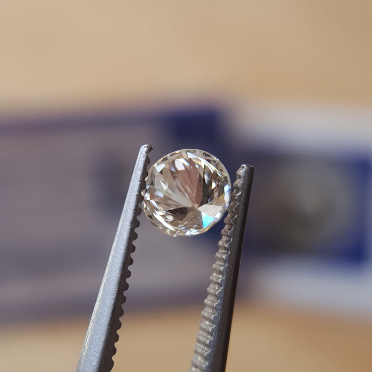 Natural 0.33ct K VVS2 Round Brilliant Diamond