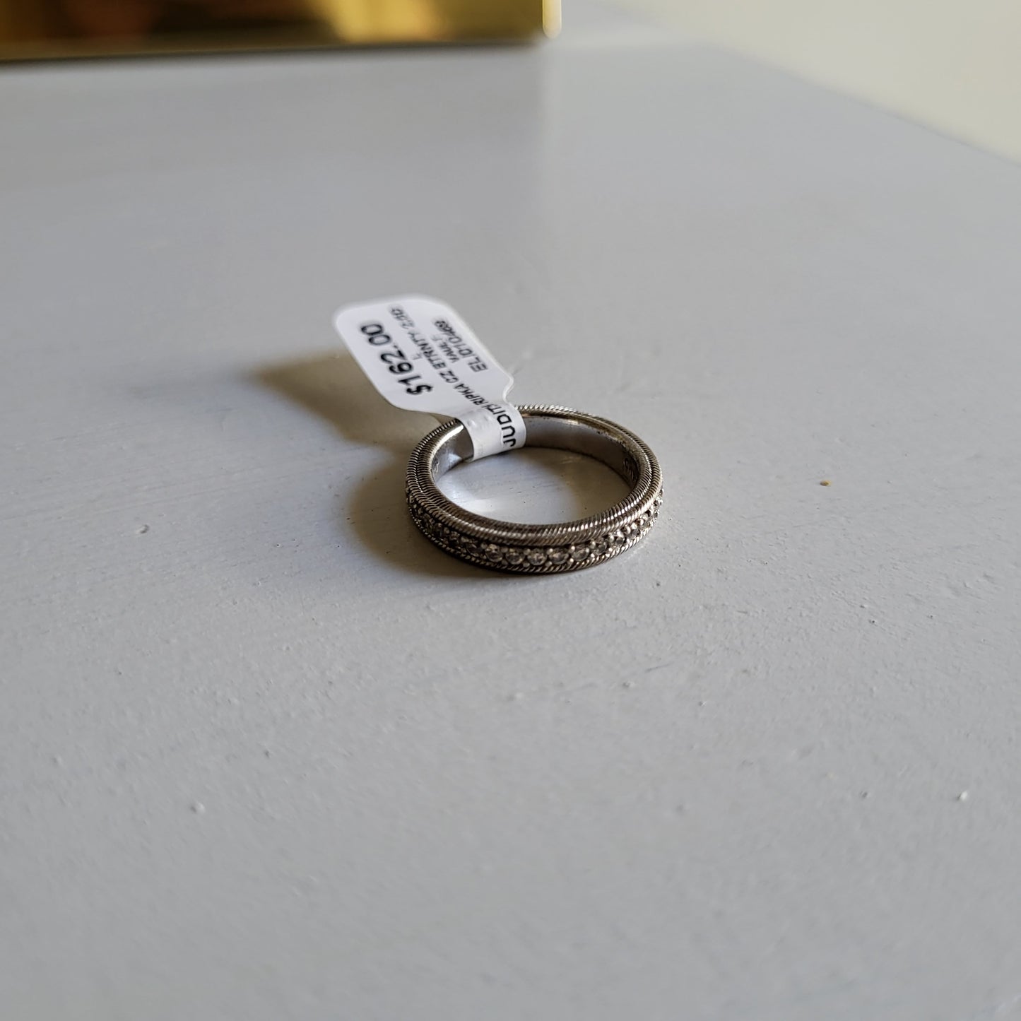 925 Sterling Silver Judith Ripka Eternity Ring
