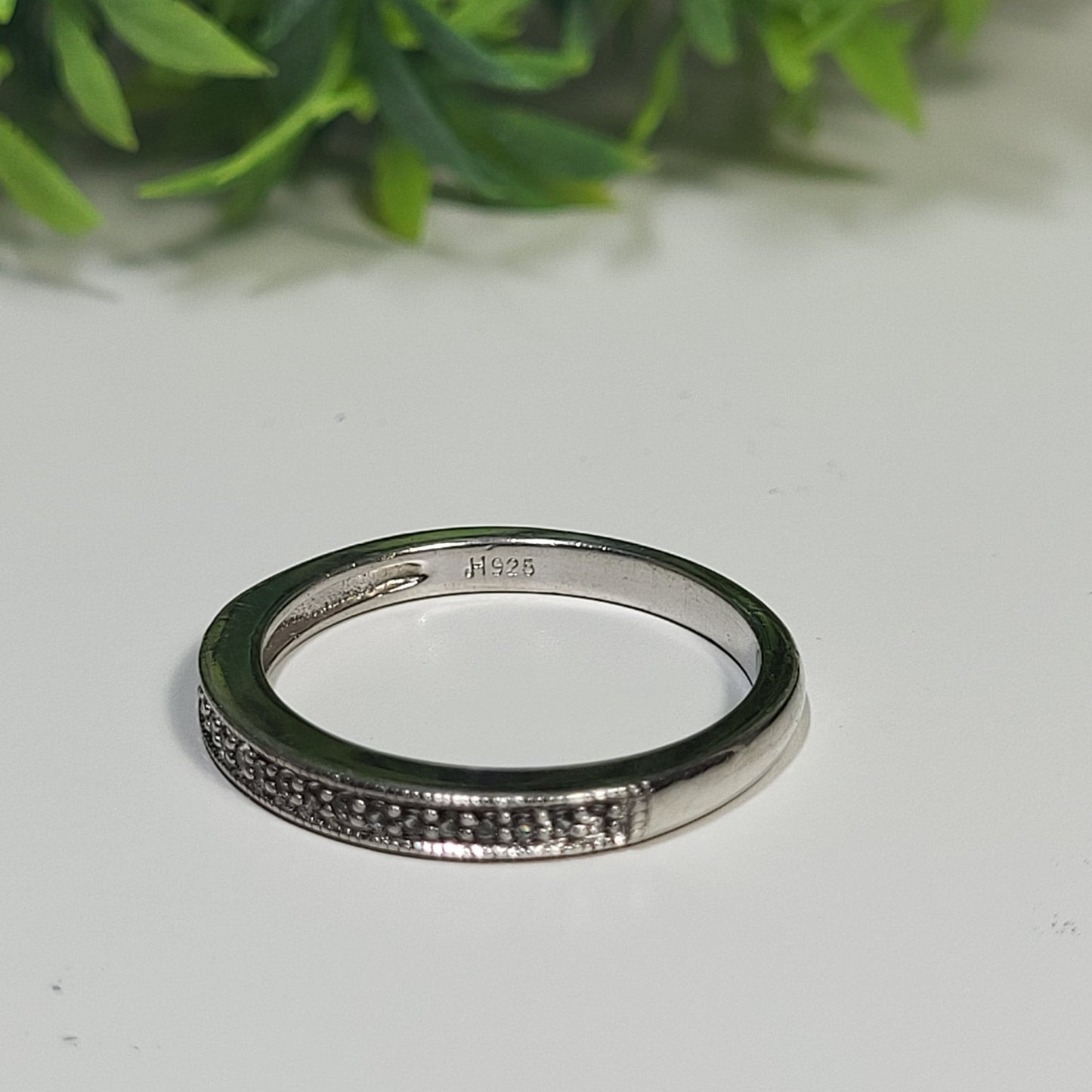 925 Sterling Silver Half Eternity CZ Ring