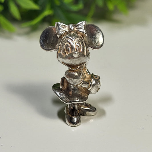 925 Sterling Silver Minnie Mouse Charm