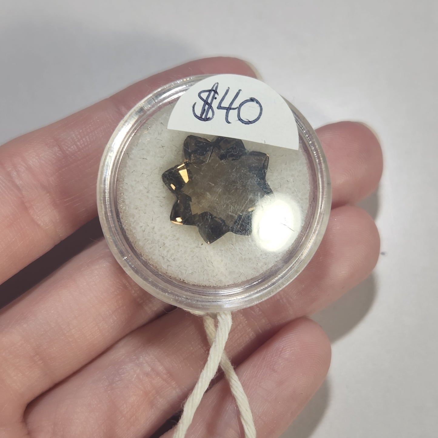 Smoky Quartz - 9.92ct Star Gemstone