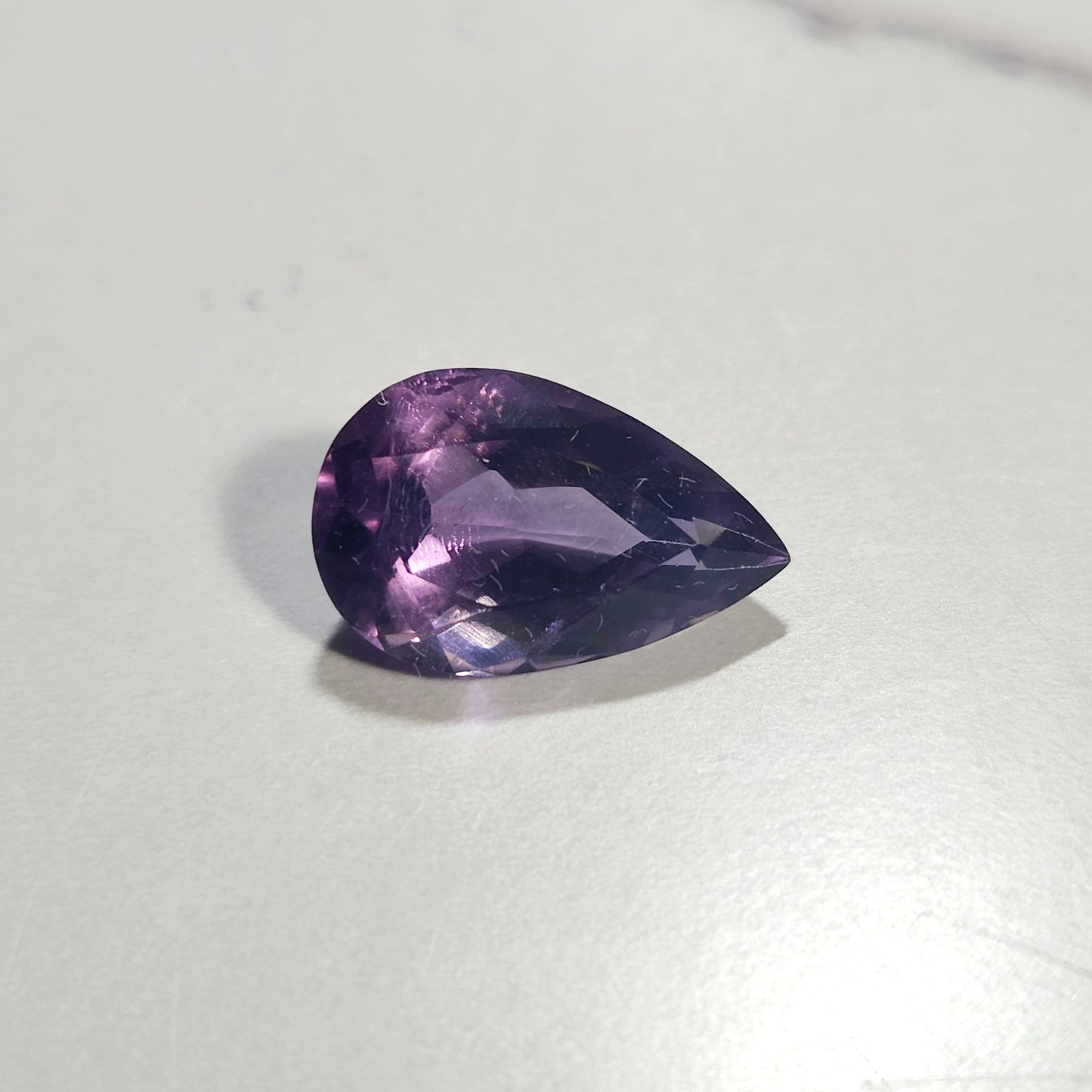 Amethyst - 9.41ct Pear Gemstone