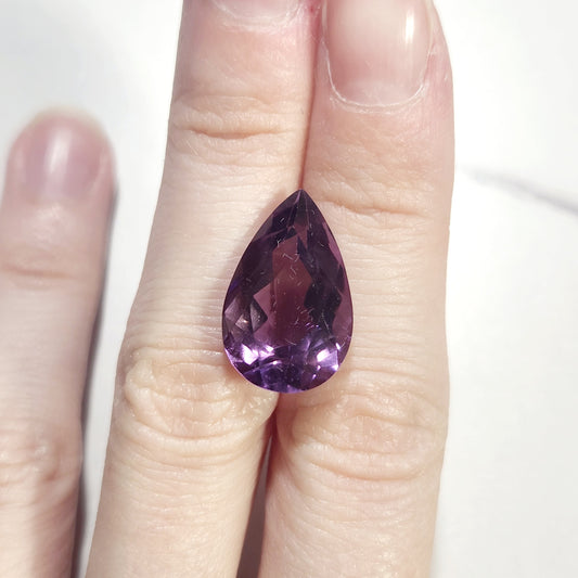 Amethyst - 9.41ct Pear Gemstone