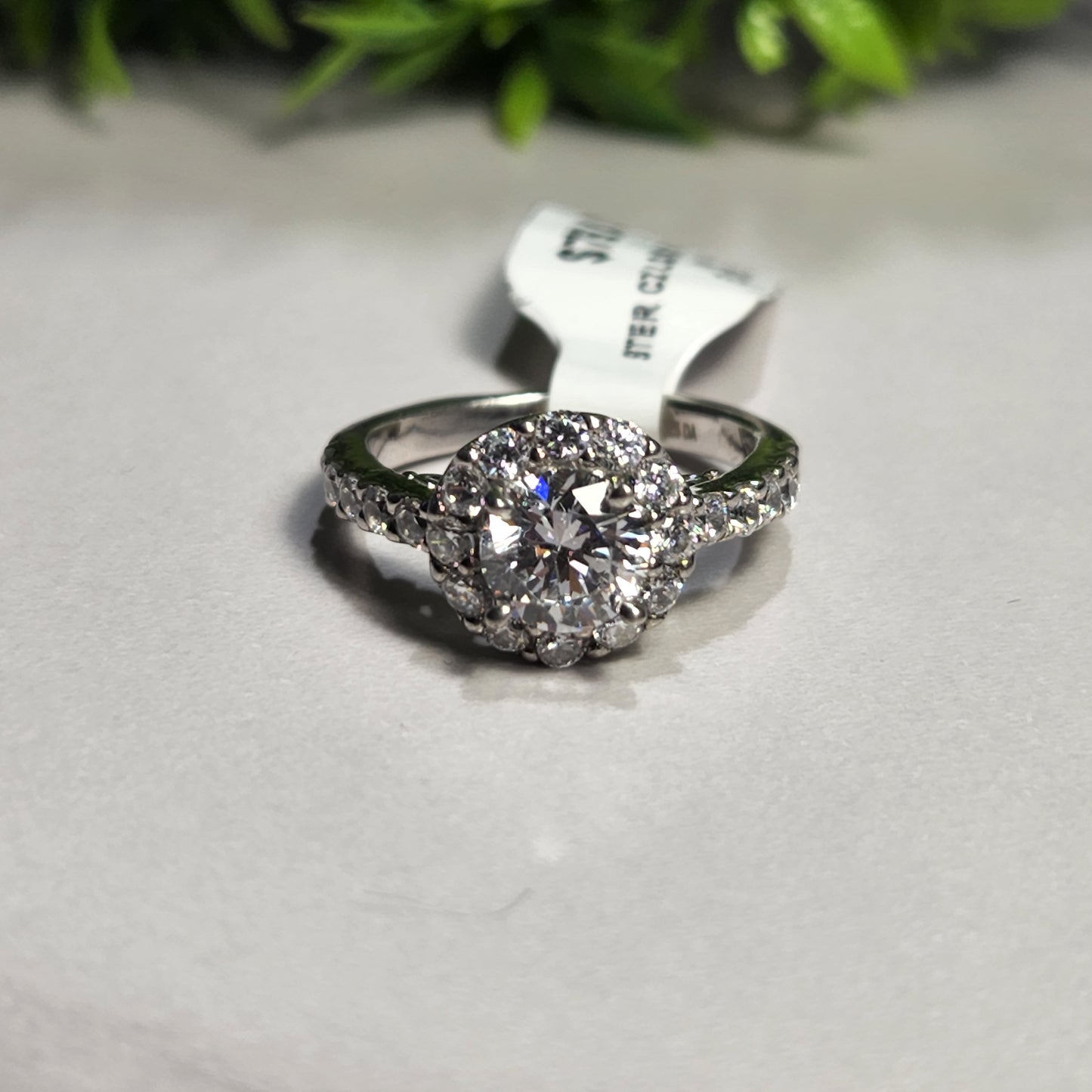 925 Sterling Silver Vintage Engagement Ring