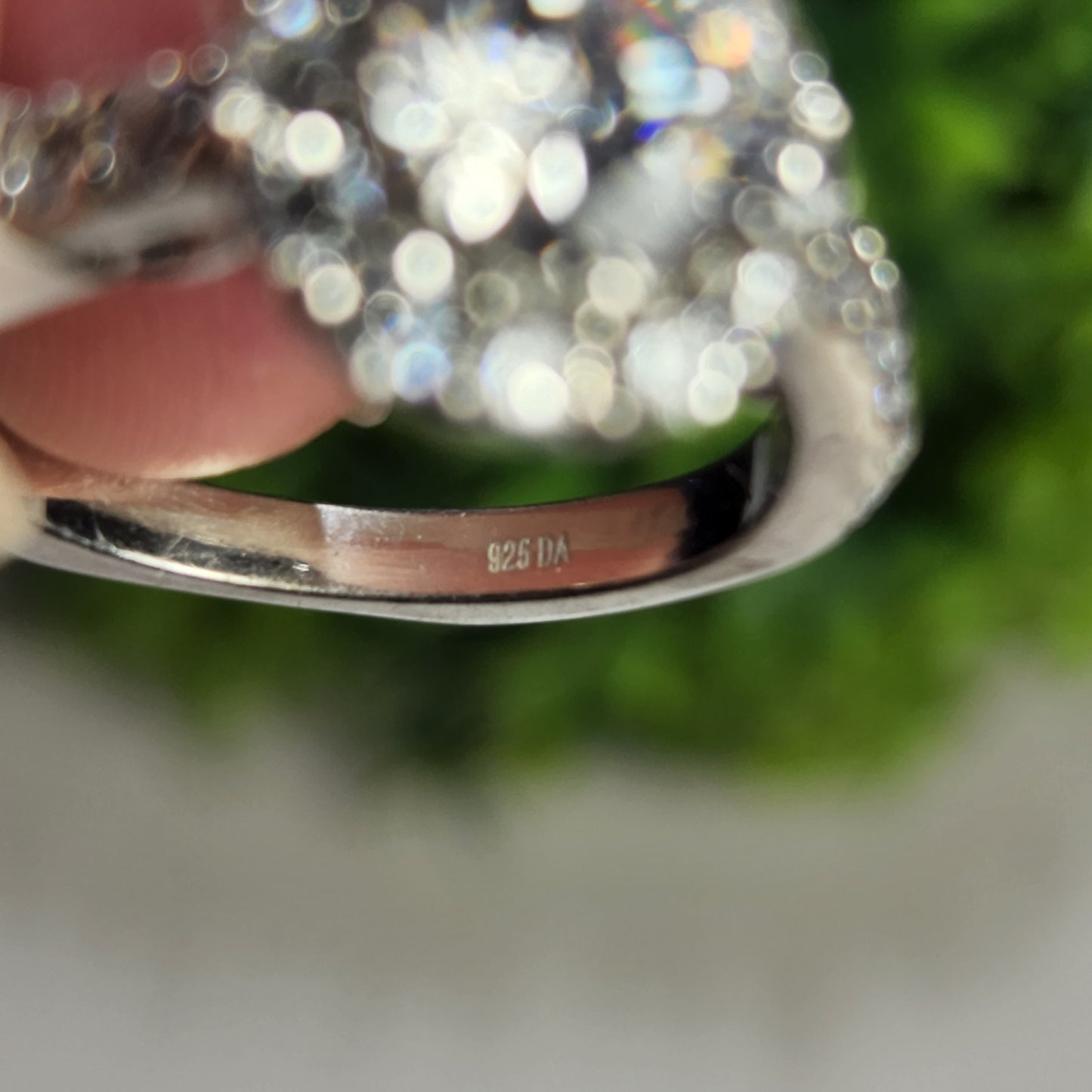 925 Sterling Silver Vintage Engagement Ring