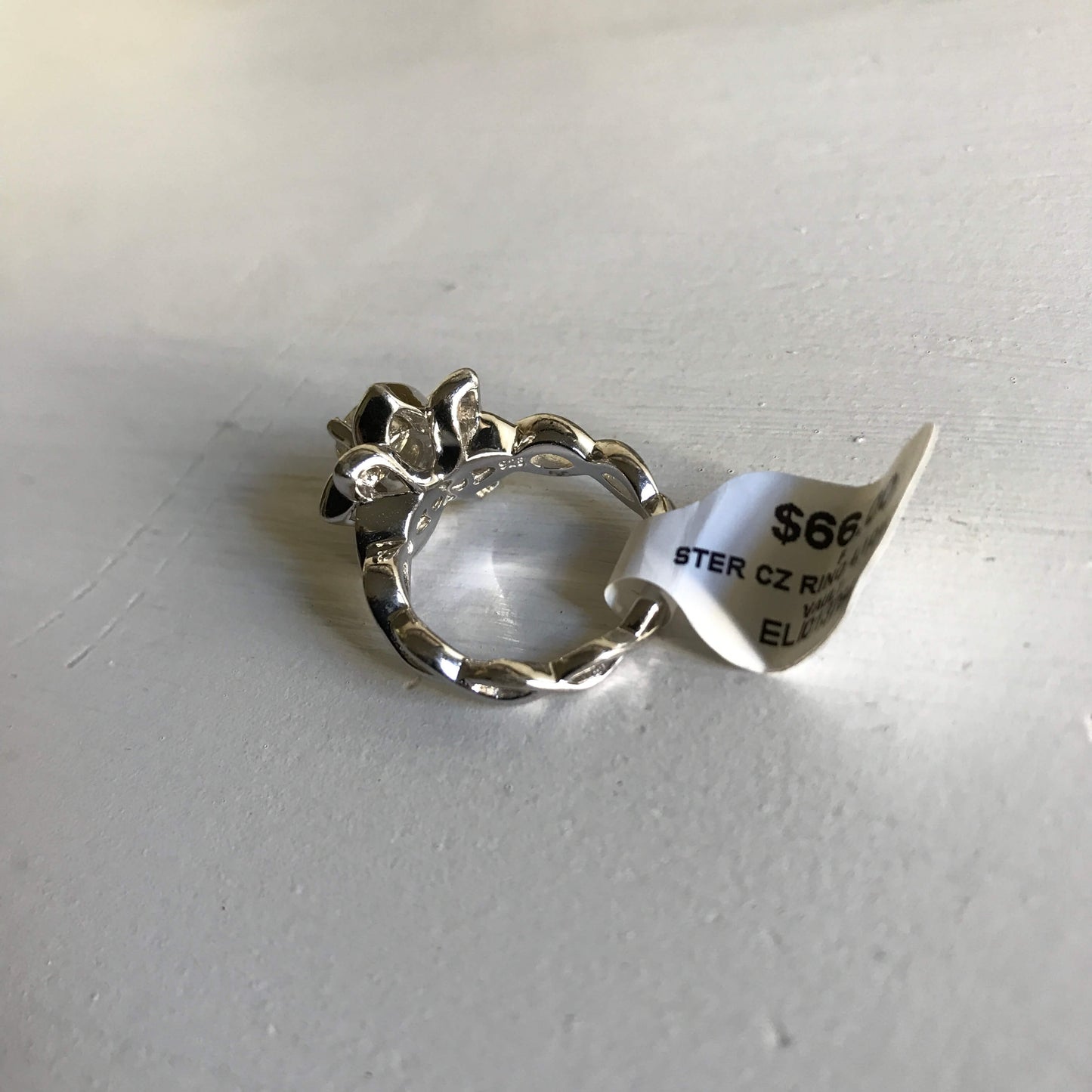 925 Sterling Silver Nenya Flower Ring